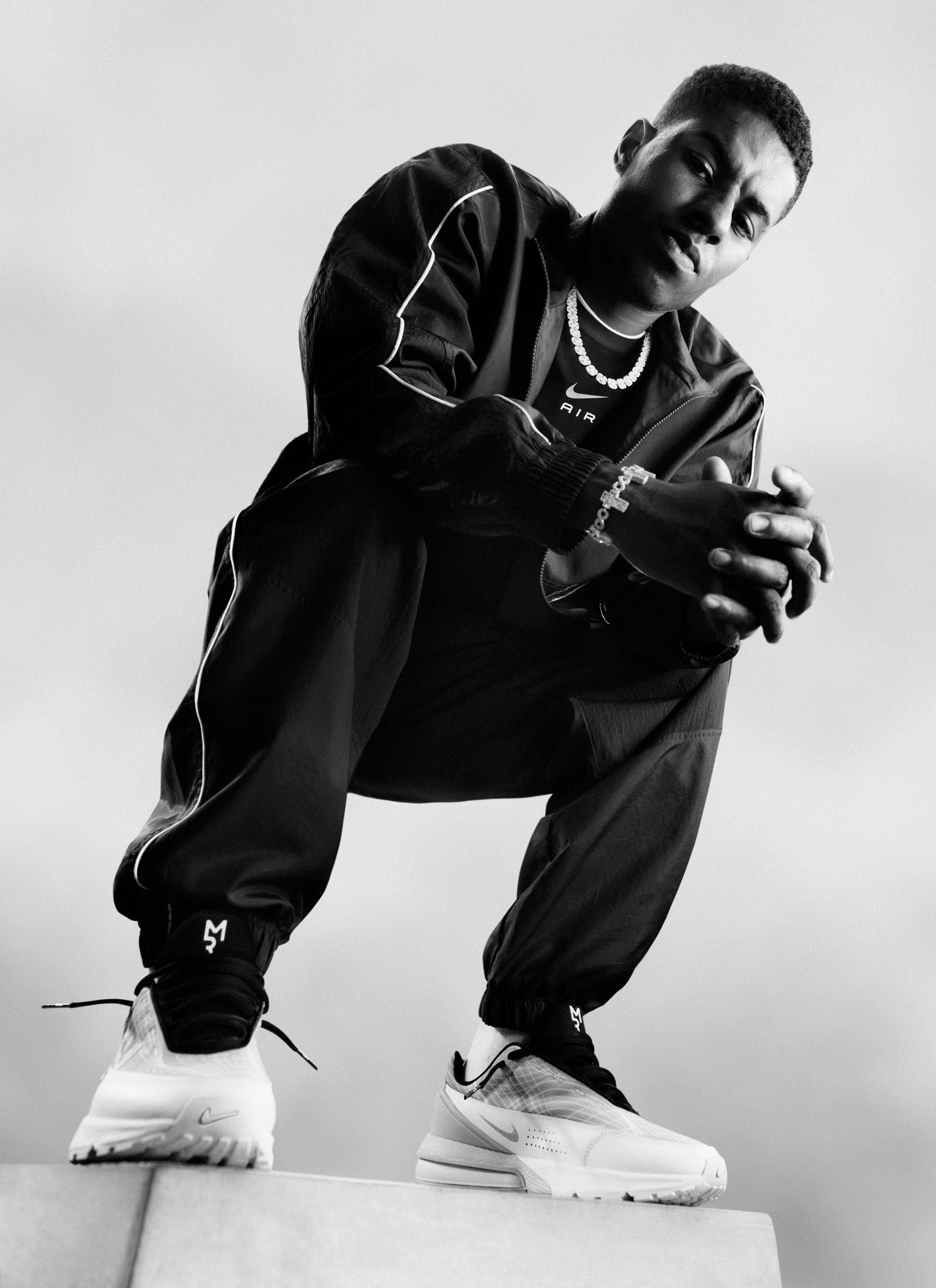 Marcus Rashford in his Nike collection 